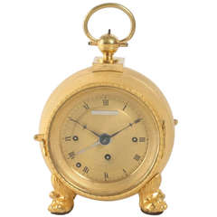 Fine Austrian Ormolu Grande Sonnerie Travel Clock