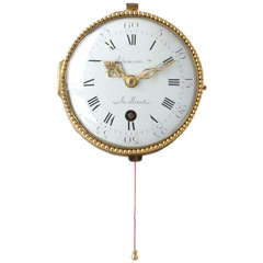 Small French Louis XVI Ormolu Coach Timepiece by Adamson Millenet