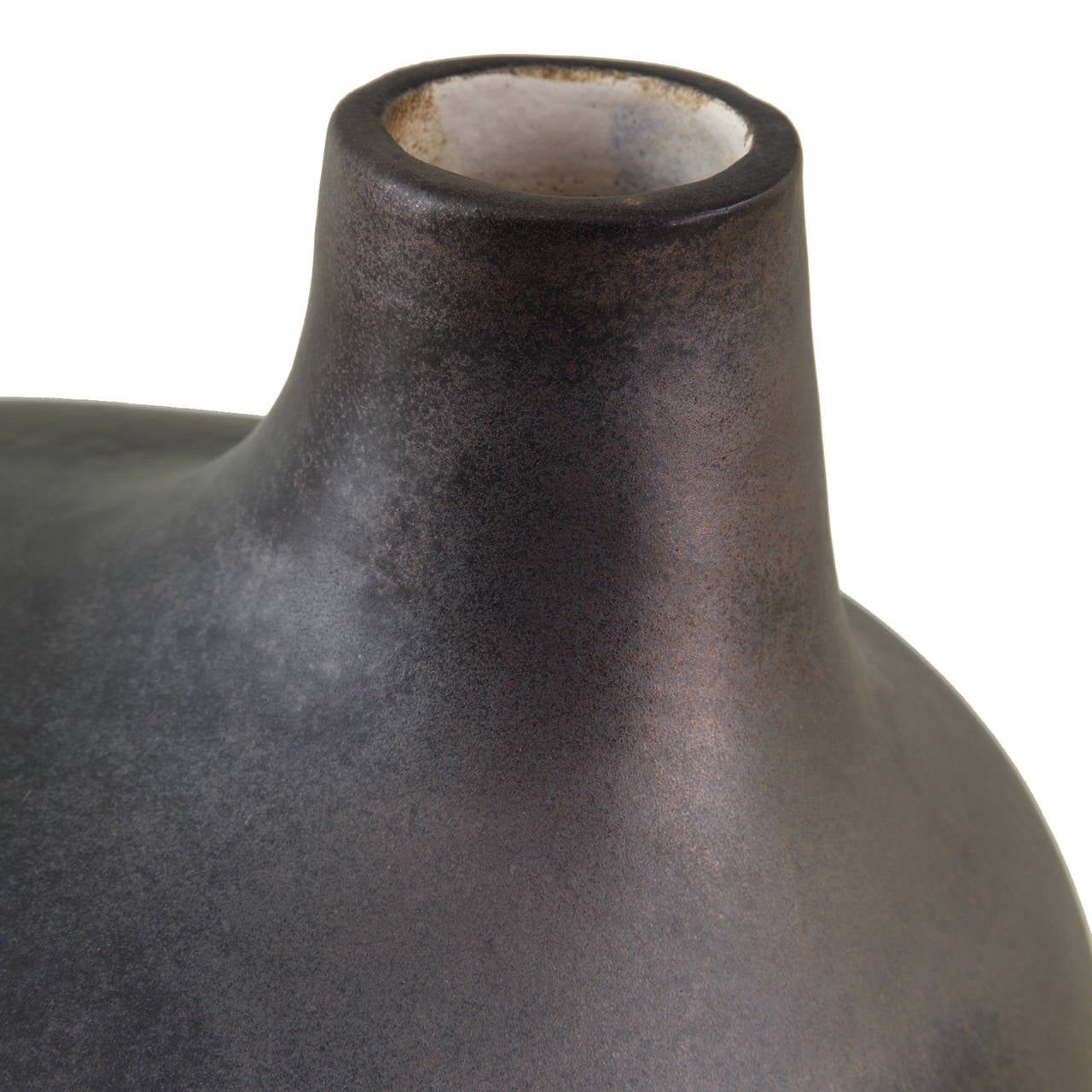 Contemporary Black Enameled Stoneware Lamp by Dalo, 2014