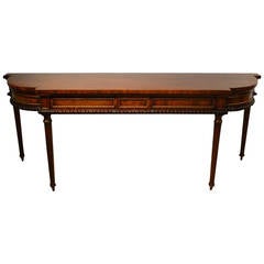 Large Regency Period Country House Mahogany Serving Table