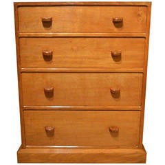 Vintage Small and Rare Arts & Crafts Cotswold School Chest of Drawers