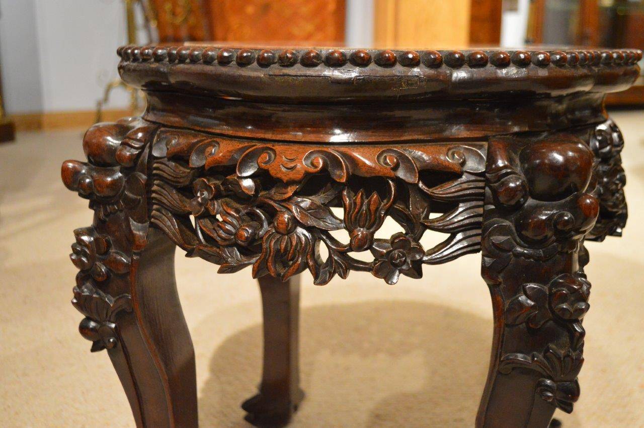 Victorian Good Pair of Hardwood Chinese Stands