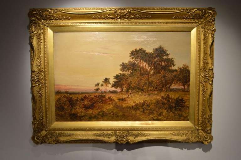 Victorian Oil on Canvas by Daniel Sherrin