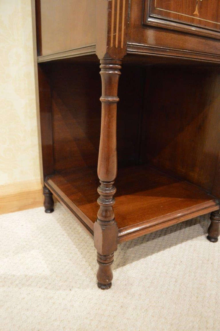 Mahogany Inlaid Late Victorian Antique Chiffonier 3