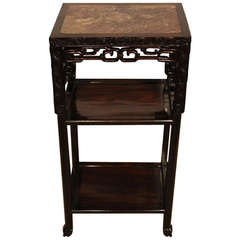 A 19th Century Hardwood Chinese Stand