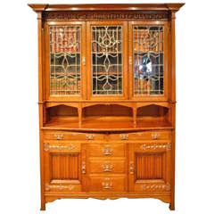 Used A Rare Oak Arts & Crafts Period Bookcase By Shapland & Petter Of Barnstaple