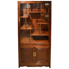 Hardwood Chinese Antique Display Cabinet
