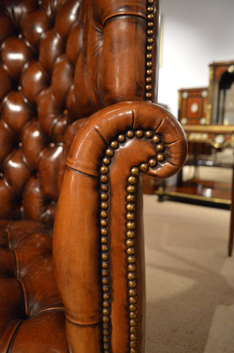 leather porters chair