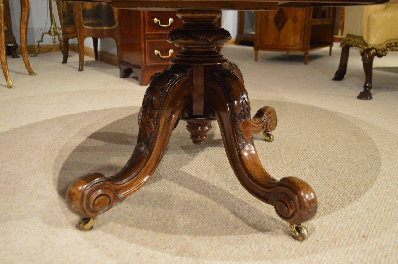 Burr Walnut And Marquetry Inlaid Victorian Period Antique Coffee A Burr Walnut Marquetry Inlaid Victorian Period Antique Coffee Table Adapted Having