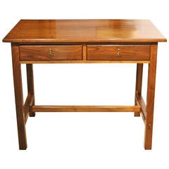 A Rare Walnut Arts & Crafts Period Side Table By Ernest Gimson