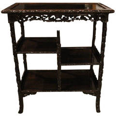 Rare and Unusual Chinese Stepped Occasional Table