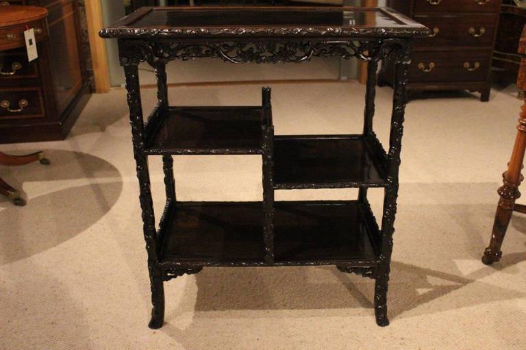 Rare and Unusual Chinese Stepped Occasional Table