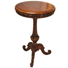 Mahogany Early Victorian Period, Circular Occasional Table