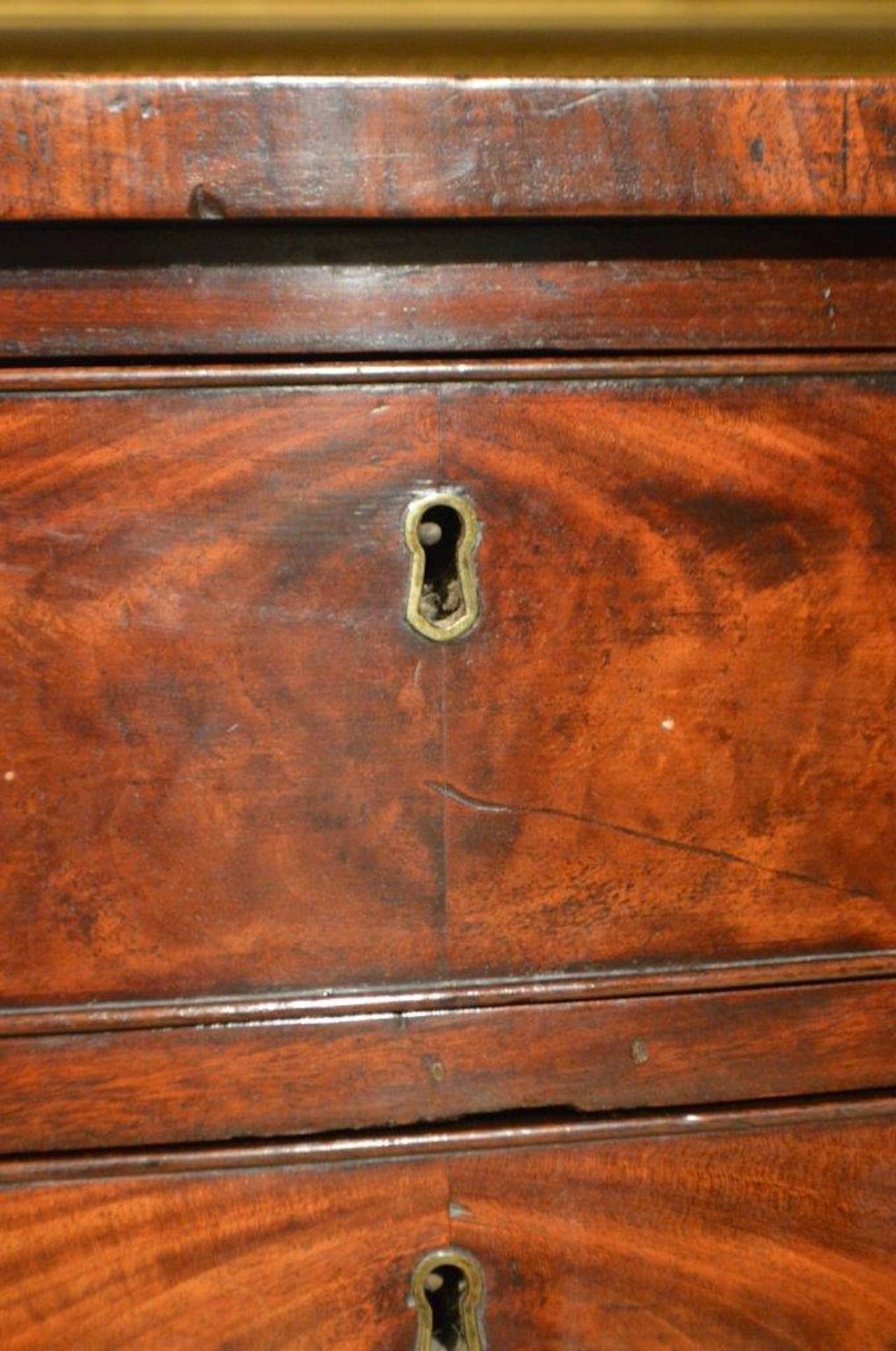 mahogany antique chest of drawers