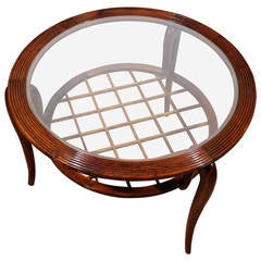 Art Deco round sidetable