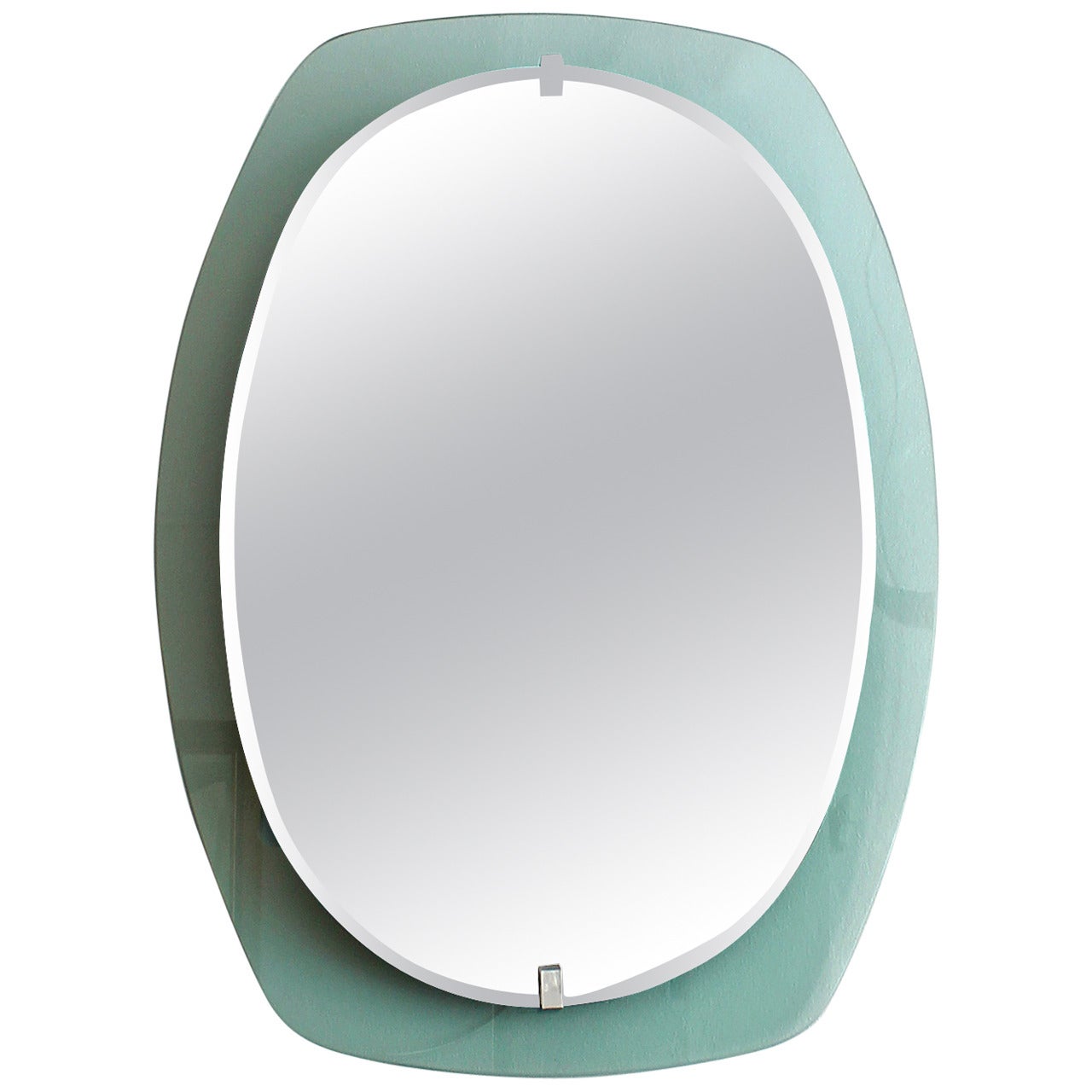 Green italian mirror from the 60´s