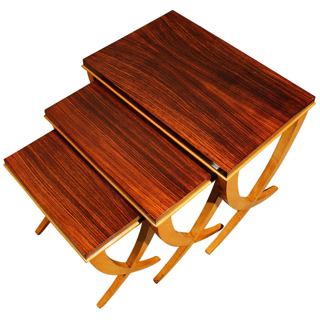 Nesting tables by De Coene from the 40´s