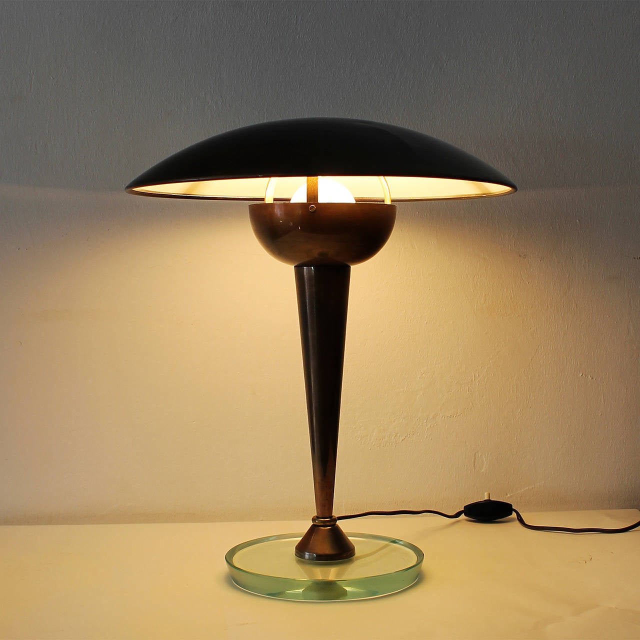 Italian Art Deco Desk Lamp by Stilnovo