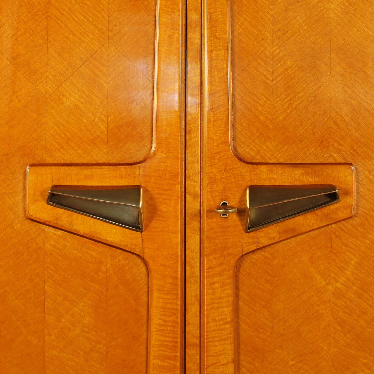Bronze Italian Two-Door Wardrobe, 1948-1950