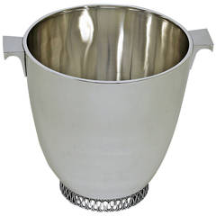 Art Deco Sterling Silver Champagne Cooler