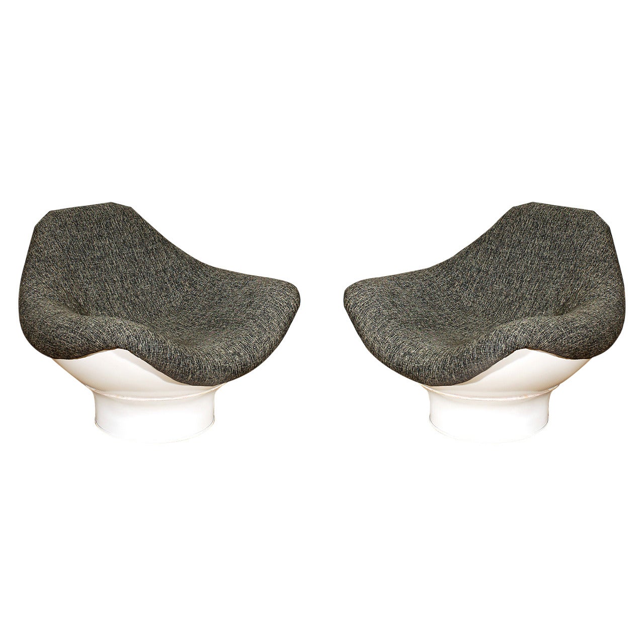 Pair of Rodica Lounge Armchairs by Mario Brunu