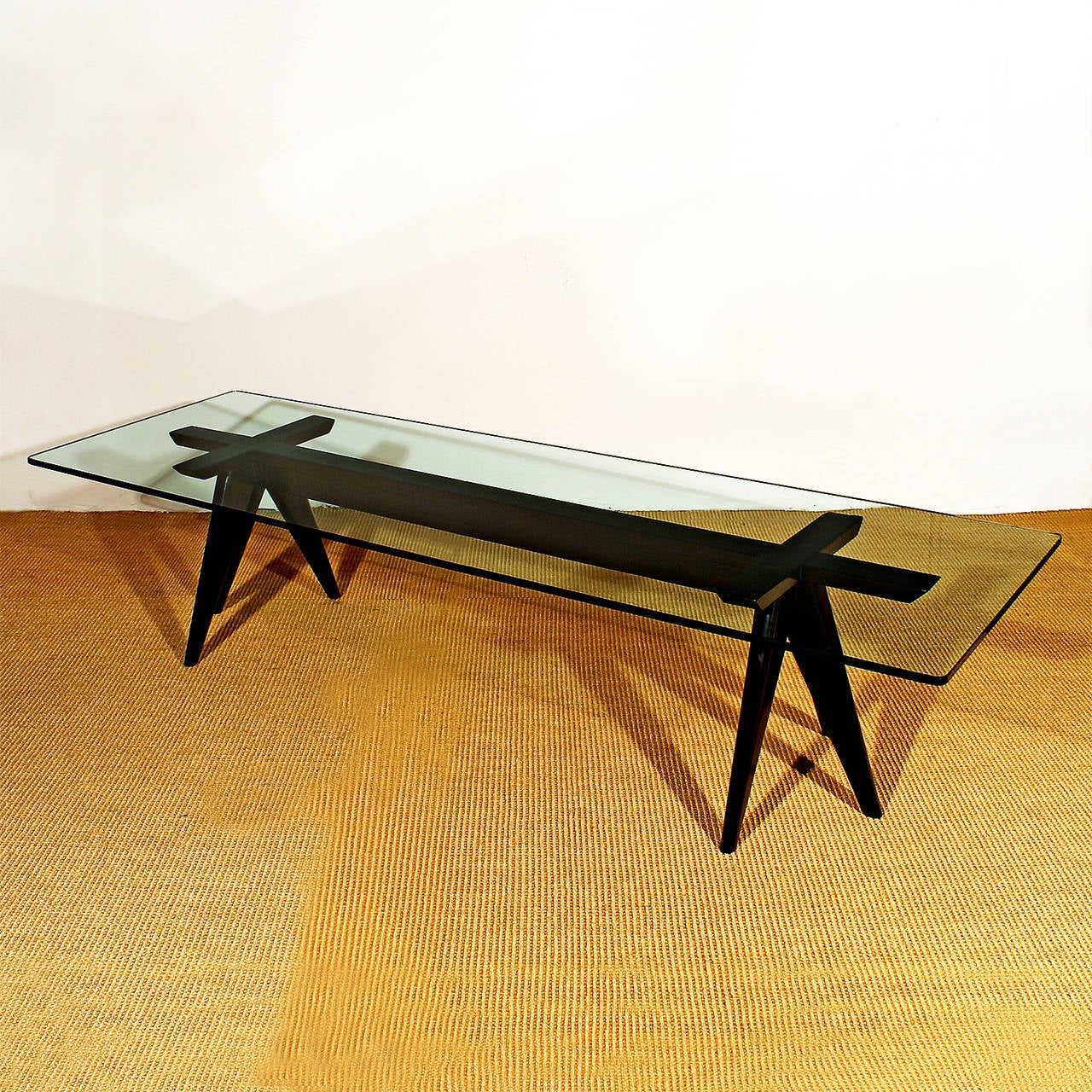 Mid-Century Modern Large Italian Coffee Table from the 1950s