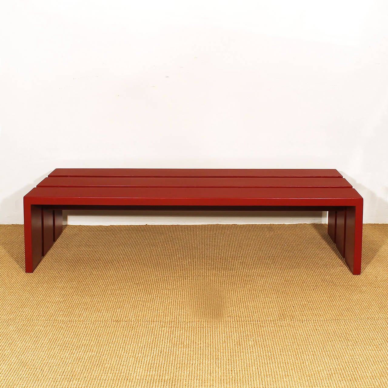 Spanish Lacquered Bench from the 1960s