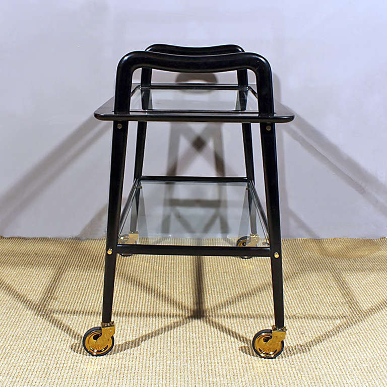 Italian Bar Cart in the Style of Ico Parisi