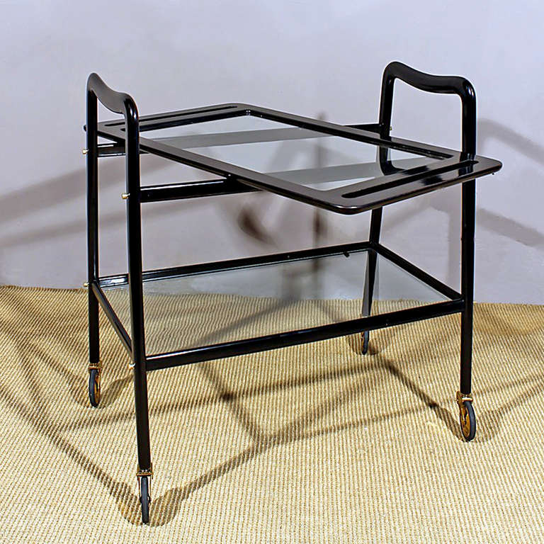 Bar Cart in the Style of Ico Parisi In Excellent Condition In Girona, ES