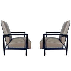 Pair of Art Deco Armchairs 3