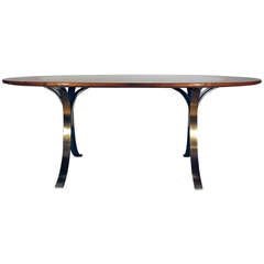 Oval Dining Table by Osvaldo Borsani