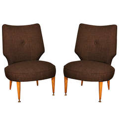 Pair of Low Chairs
