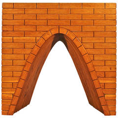 Italian "Fireplace" Console Table from the 1940s 4