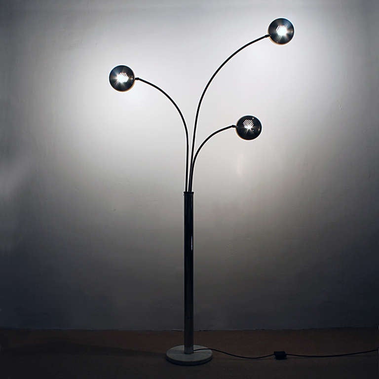 Modern Standing Lamp, Three Branches