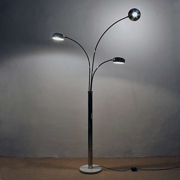 Italian Standing Lamp, Three Branches