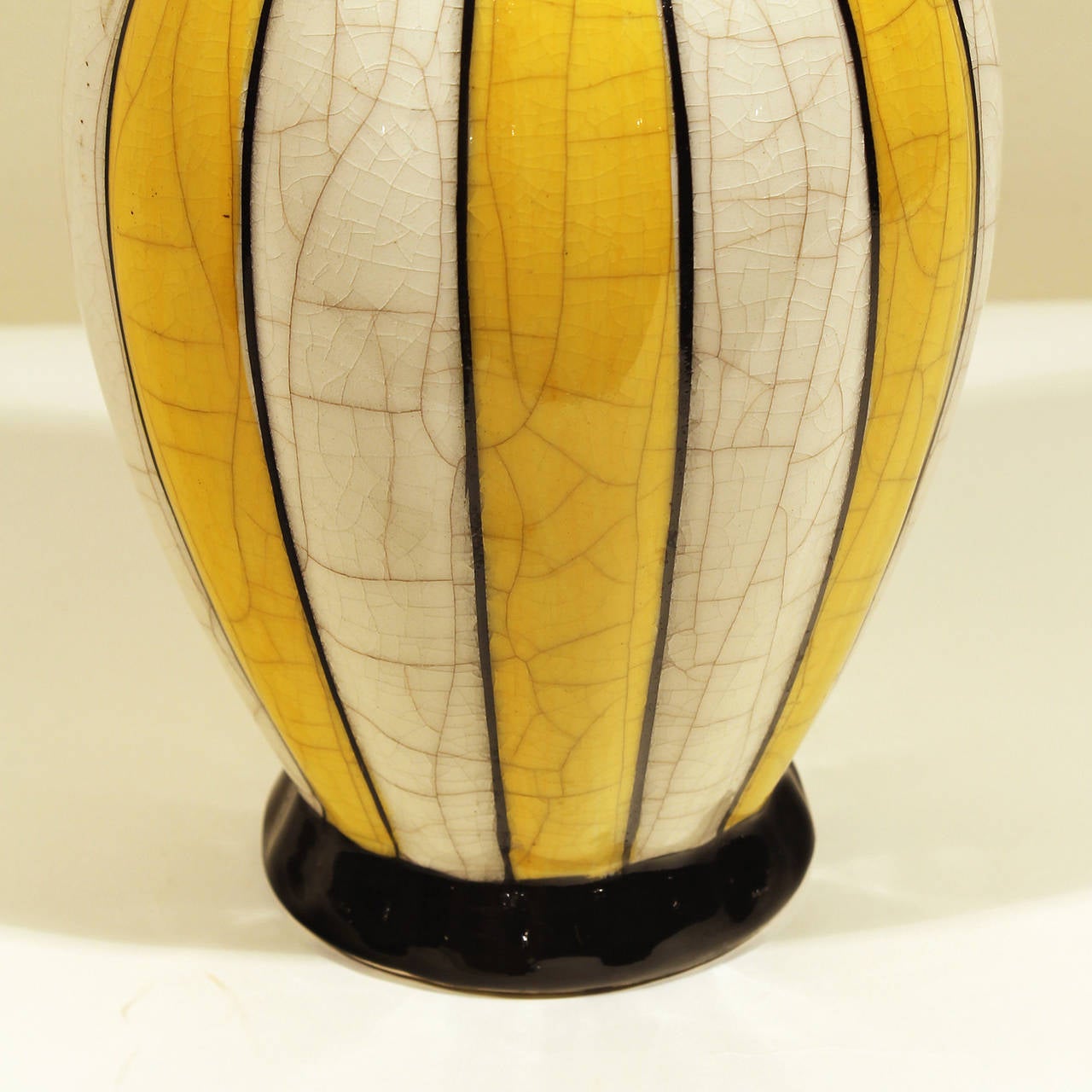 Ceramic 1930s Charles Catteau, Boch Keramis - Two Art Deco vases, ceramic - Belgium