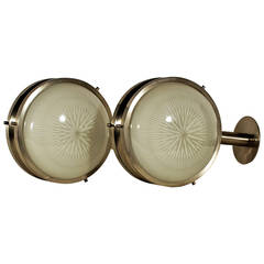 Pair of "Sigma" Wall Lights by Sergio Mazza