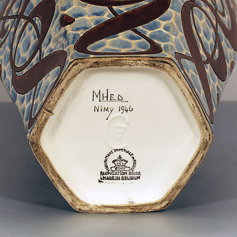 Ceramic Vase with Floral Design 1