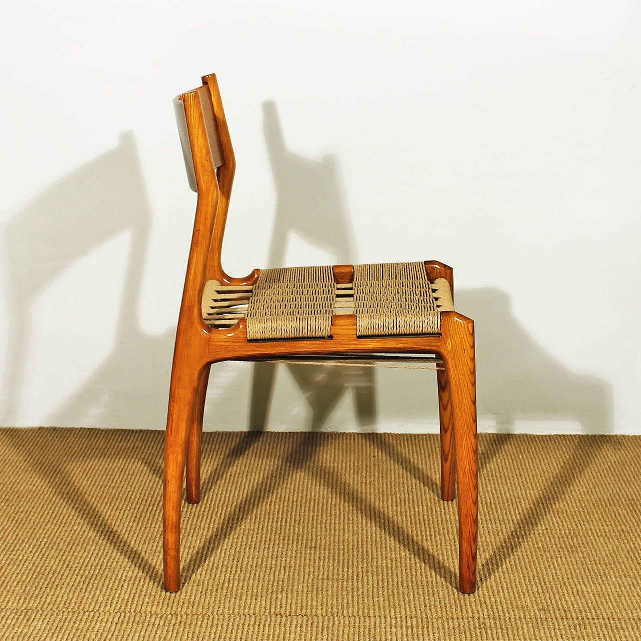 Mid-Century Modern Ten Italian Chairs from the 1950s