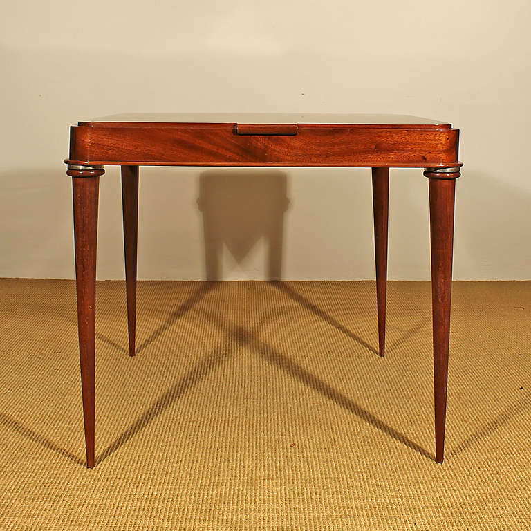 Mahogany French Game Table