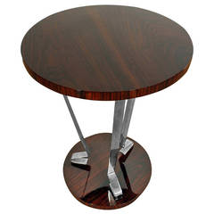 Tall Art Deco Side Table