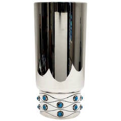 Spanish Sterling Silver Vase 10
