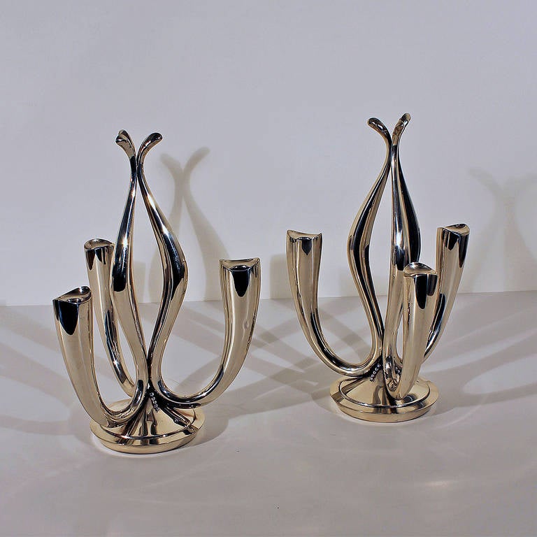 Pair of Spanish Candelabras