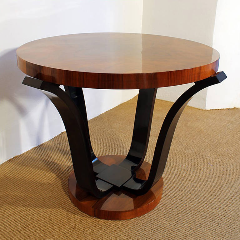 Art Deco Tulip Shape Side Table