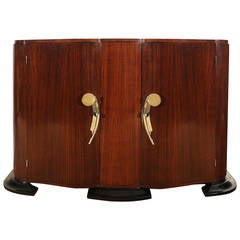 Small French Rounded Sideboard from the 1940s 2