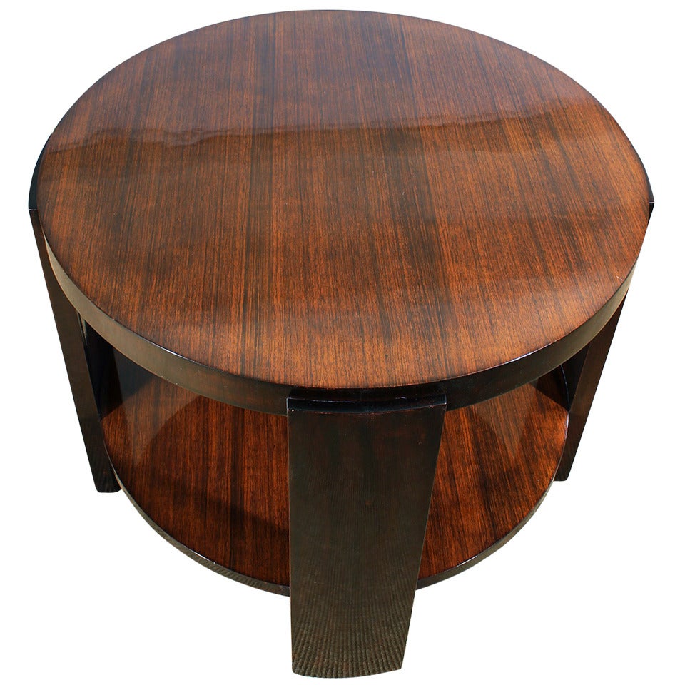 Art Deco Round Side Table