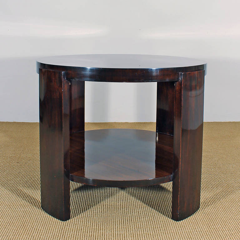 Art Deco Round Side Table In Excellent Condition In Girona, Girona