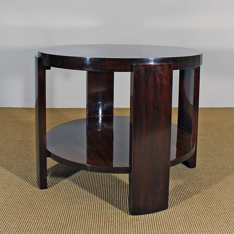 Mid-20th Century Art Deco Round Side Table