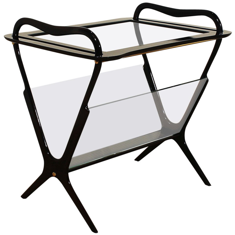 Table and Magazine Rack by Ico Parisi