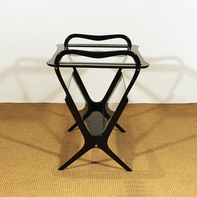 Mid-20th Century Table and Magazine Rack by Ico Parisi